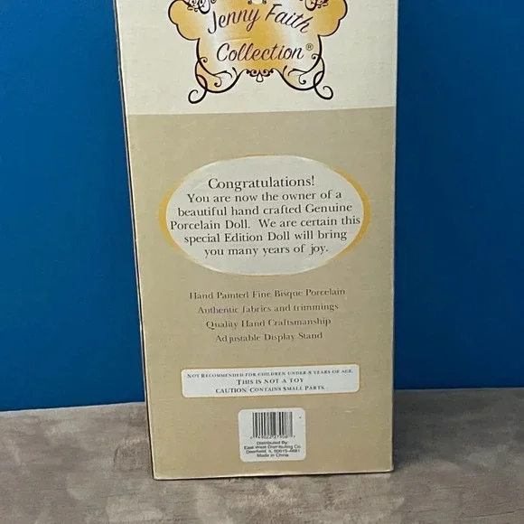 NWT SOFT EXPRESSIONS JENNY FAITH / GENUINE FINE BISQUE PORCELAIN - Picture 3 of 4